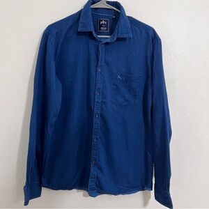 Parx Shirts | Parc Long Sleeves Button Down,| Color: Blue | Size: 42 cm |